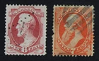 CKStamps: US Stamps Collection Scott#148 149 6c 7c Used