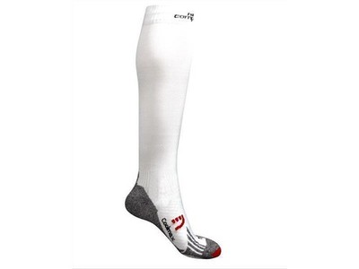 NEWLINE  Laufsocken lang  + Kompression weiss