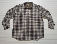 Carhartt Mens Size XL Relaxed Fit Plaid Long Sleeve Button Down Work Shirt