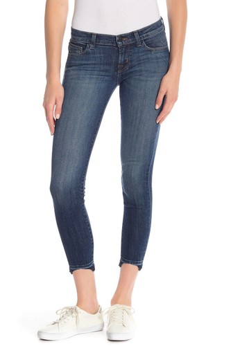 Nuevo con etiquetas J Brand Mujer Talla 31 Jaspe Ajustado Ajustado Jeans/Dobladillo Crudo Talla 31 - Imagen 2 de 12
