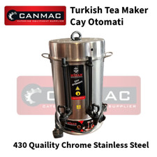 CANMAC 12L Water Boiler TEA POT Turkish Samovar Cay Otomati(120 Bardak-Tea Maker