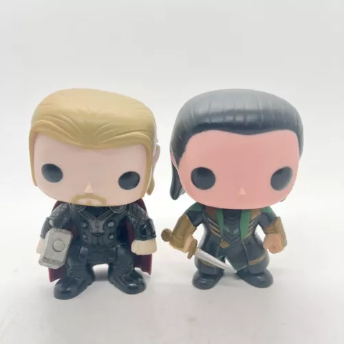 Funko Pop! Vinyl: Marvel - Thor: The Dark World #35 & Loki #36 Loose OOB