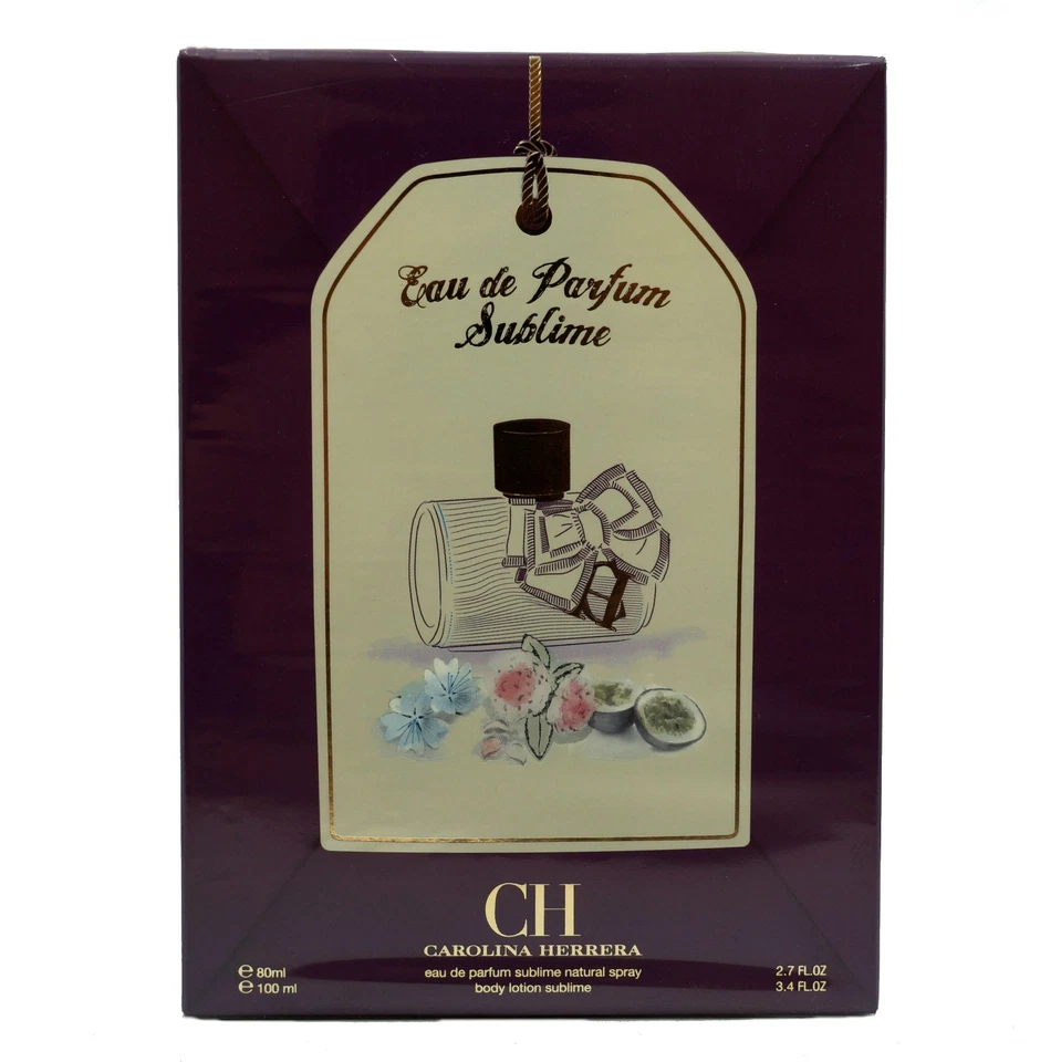 CAROLINA HERRERA CH SUBLIME 2 PIECE GIFT SET EAU DE PARFUM SPRAY 80ML (T/P) - Image 2 of 2