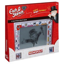 ETCH A SKETCH 60th Anniversary Monopoly Edition LIMITED EDITION MAGIC SCREEN NEW