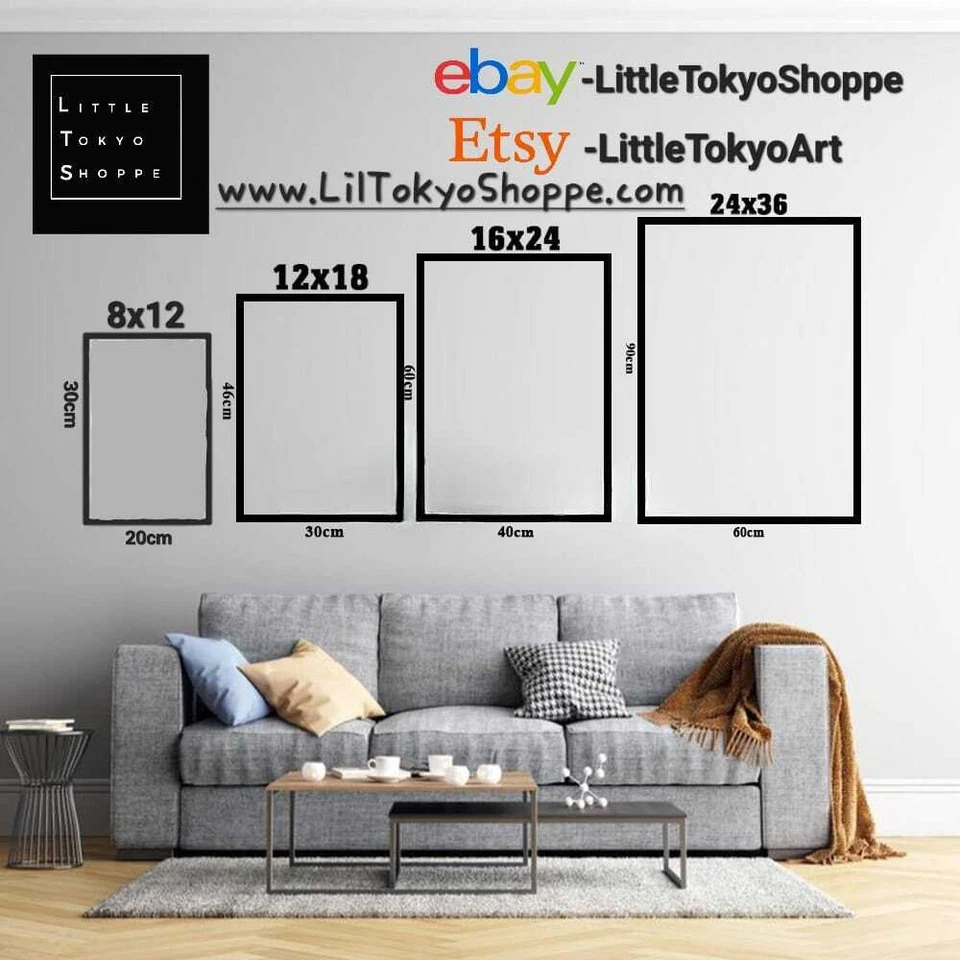 Set of 3 Starter Pokemon Art pieces canvas wall art home decor Portrait Gallery - Image 3 of 4