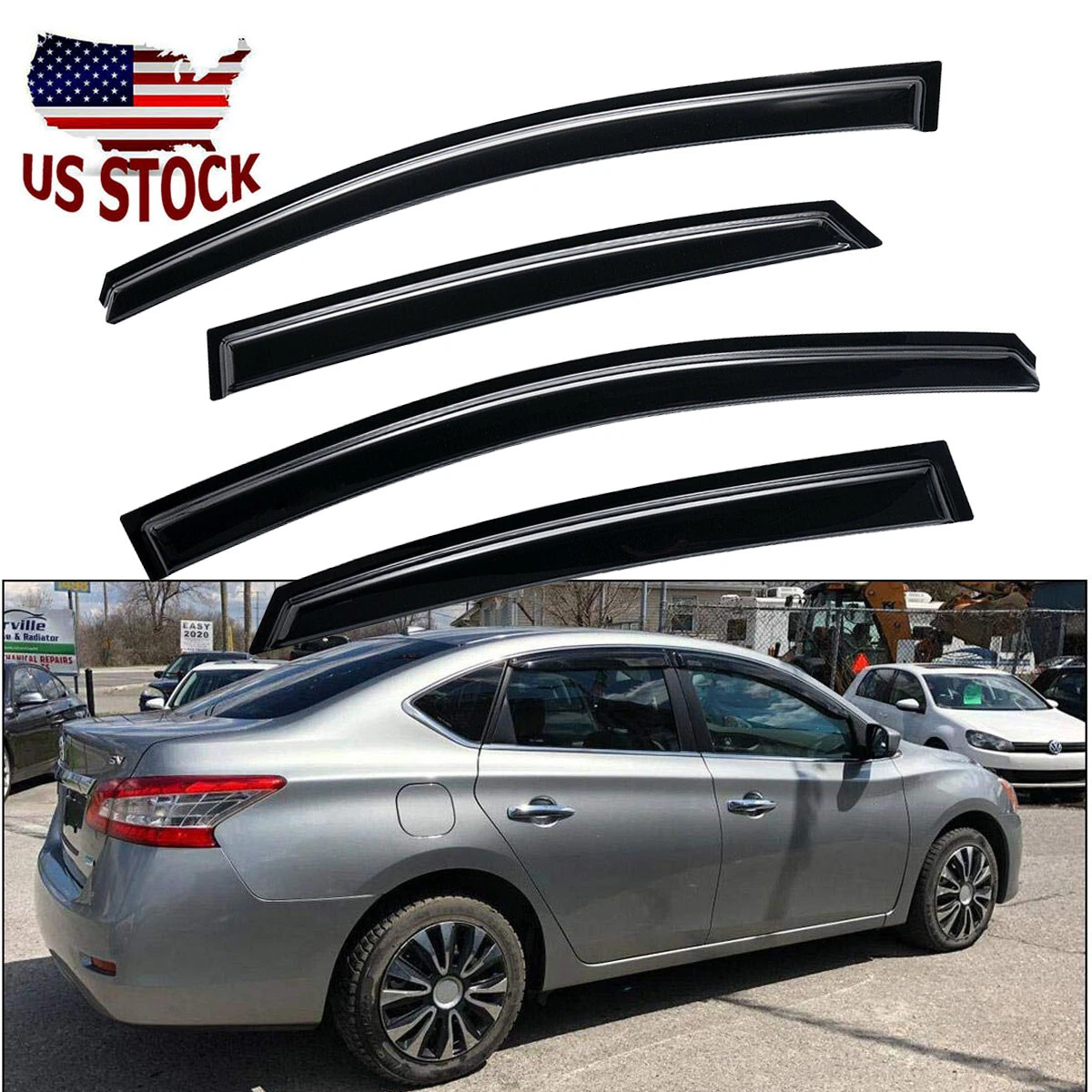 2017 nissan 2024 sentra window visors