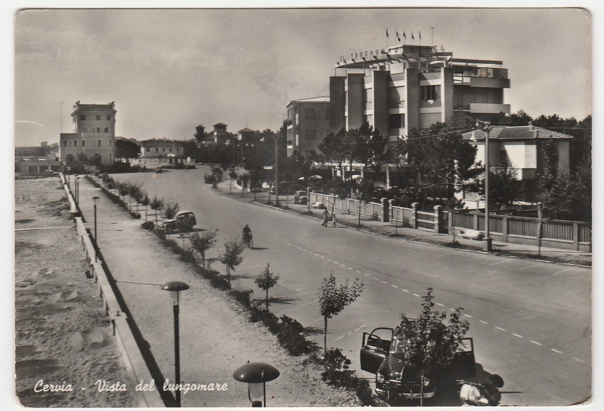 CERVIA - RAVENNA - VISTA DEL LUNGOMARE - VIAGG. 1959 -20081-