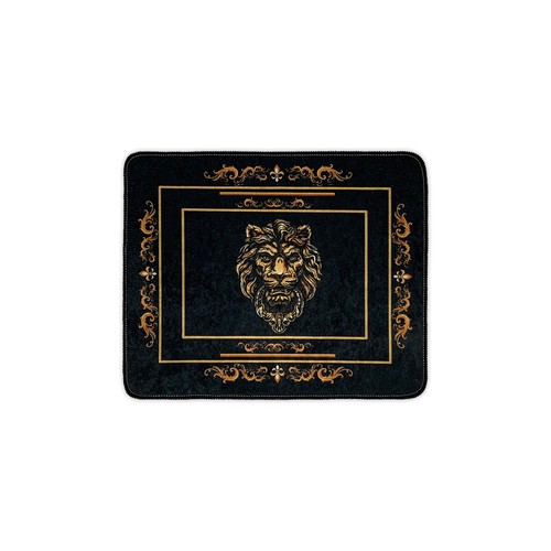Badematte Badvorleger Badteppich Duschvorleger SET Löwe schwarz gold rutschfest - Bild 4 von 20