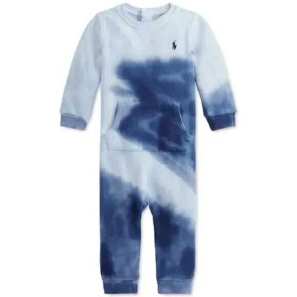 Mono polar Polo Ralph Lauren bebé tie-dye talla 9 ms. etiqueta de precio de $50 etiquetas nuevas Foto 2 de 4