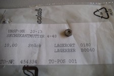 UNION Stichplatte  Sechskantmutter NR. 20-13 ORGINAL ERSATZTEIL