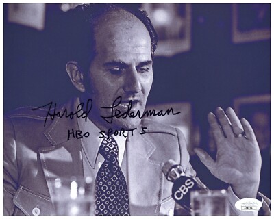 HAROLD LEDERMAN SIGNED 8X10 PHOTO WORLD BOXING