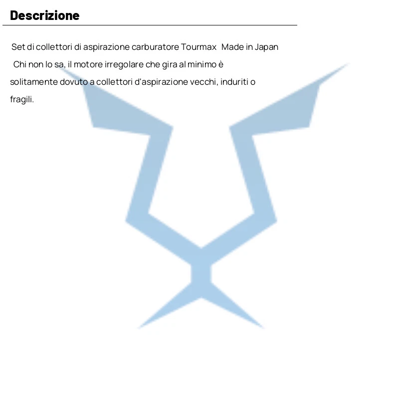 KIT 4 COLLETTORI ASPIRAZIONE PER YAMAHA 600 YZF R6 1999-2002 Foto 4 de 4