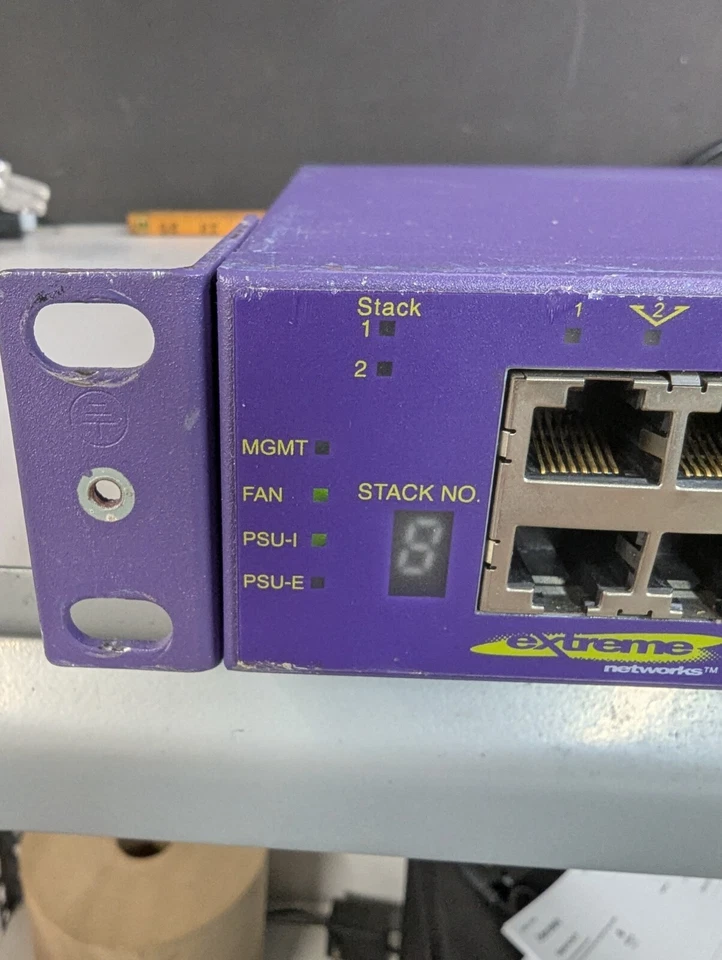 Extreme Networks Summit X250e-48p 15107 48 Port Rackmount Network Switch -Tested - Image 4 of 4