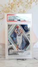 2018-19 Panini Spectra Nikola Jokic SSP /20 White Sparkle Refractor PSA 9 Mint! 