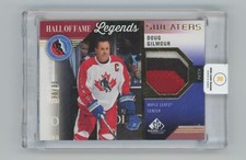 2021-22 SP Game Used HOF Legends Sweaters Patch Doug Gilmour 30/35 #HOF-DG