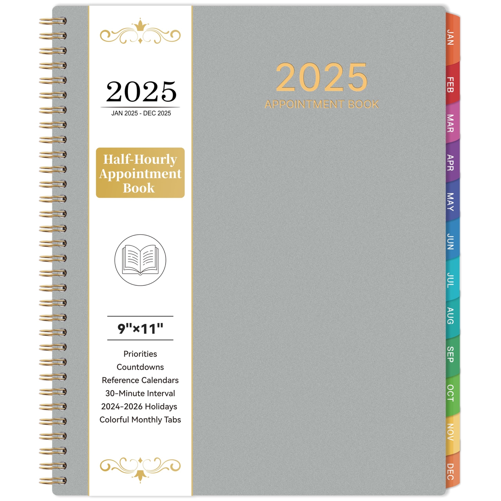 2025 Appointment Book/Planner - Weekly & Monthly 9