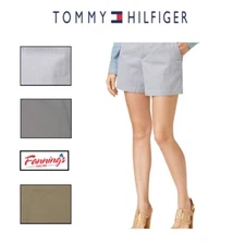 Tommy Hilfiger Women's Flat Front Casual Walk Shorts - I52