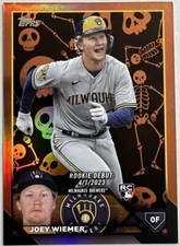 Joey Wiemer Rookie Debut SP - topps update 2023 halloween 46/50 - US316