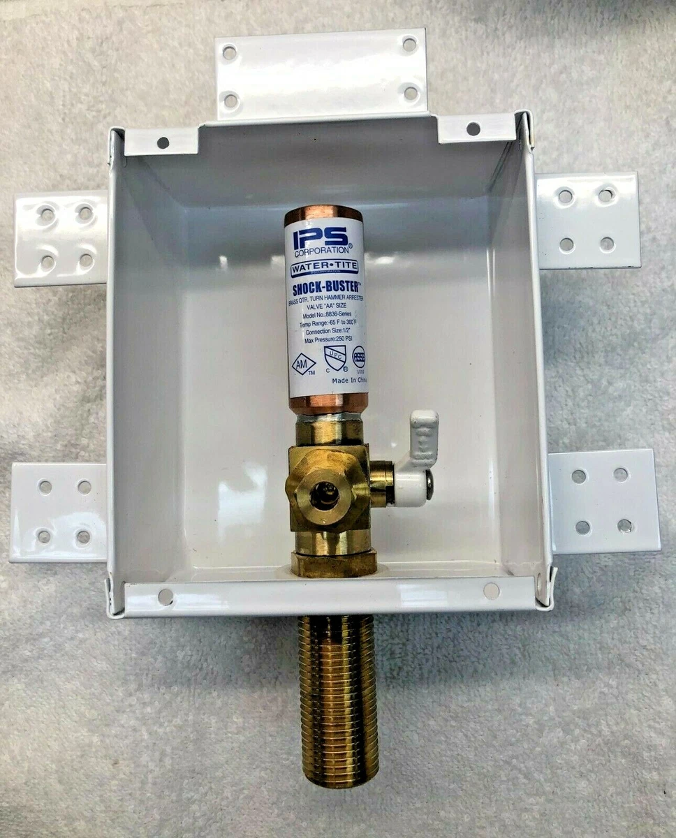 IPS 88531 MIB1HAAB 1/2" Hammer Arrester Valve Ice Maker Outlet Box.