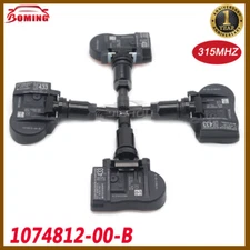 Set of 4 TIRE PRESSURE SENSOR TPMS NEW 1034602-00-A FOR TESLA MODEL 3 S X 433MHZ