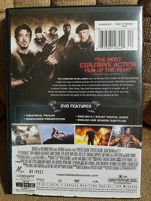 The Expendables (DVD, 2010) Stallone Lundgren Statham Stone