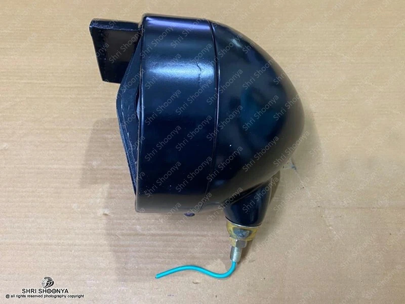 Faro para camionetas Ford Hot Rod Willys Jeeps 1/2 tonelada con bombillas negro Foto 2 de 4