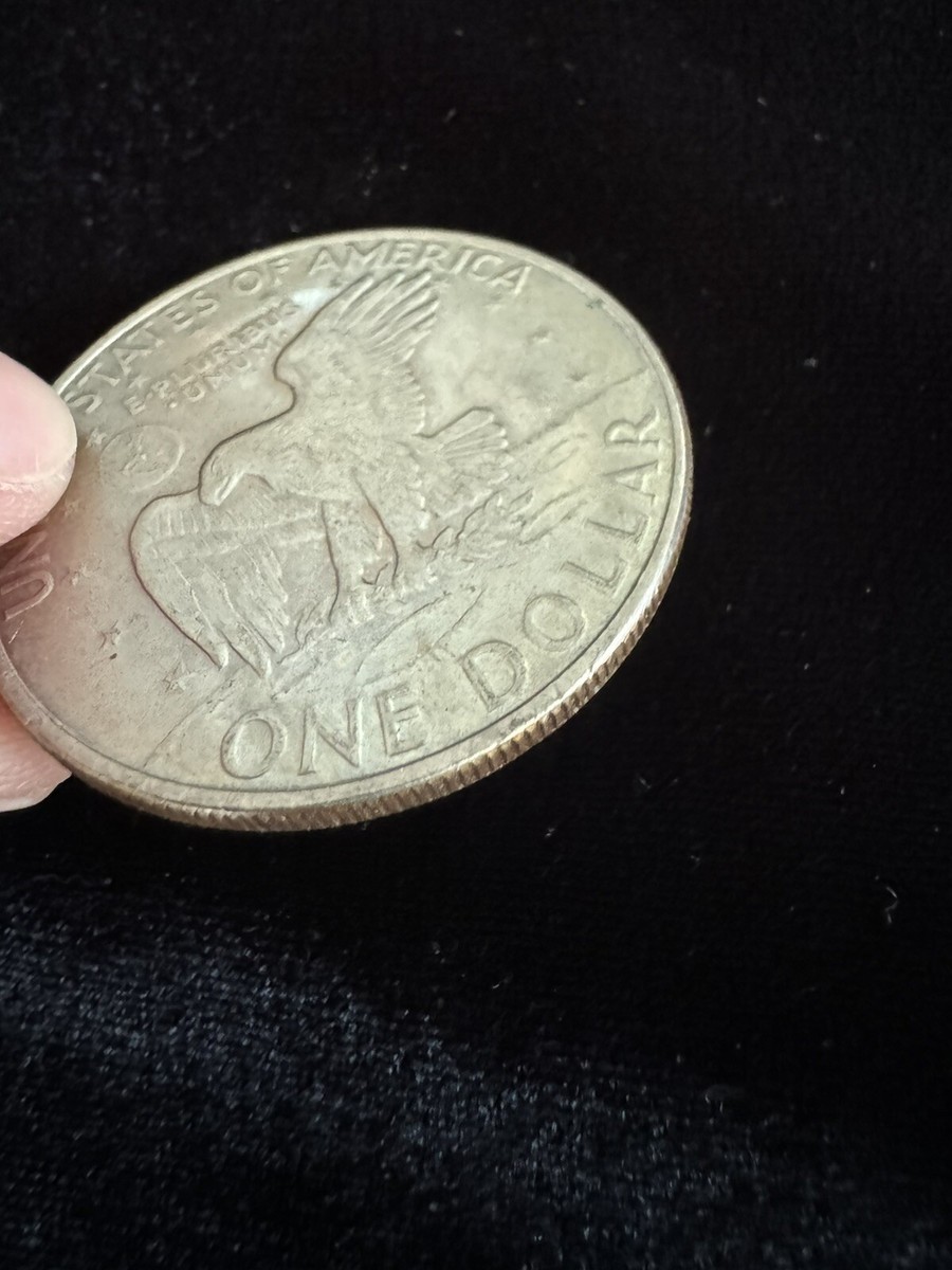 1972 D One Dollar Liberty Eisenhower Coin Flying Eagle Rare