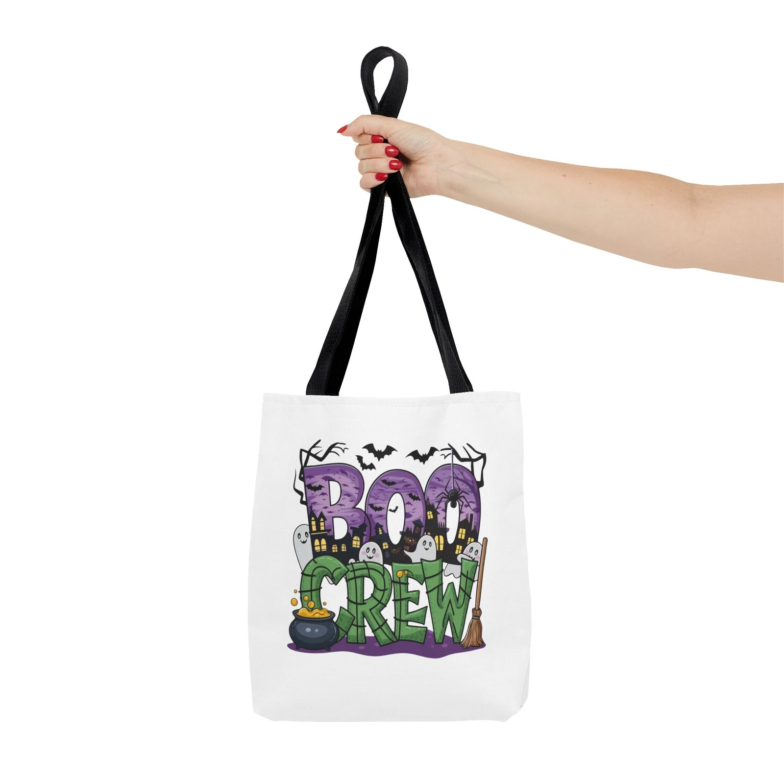 Boo Crew Halloween Tote Bag (AOP)