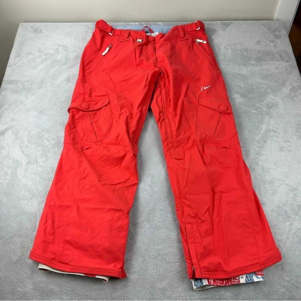 Pantalones de snowboard para mujer Nike talla XL rosa pierna recta relajada 378779-610 Foto 4 de 4