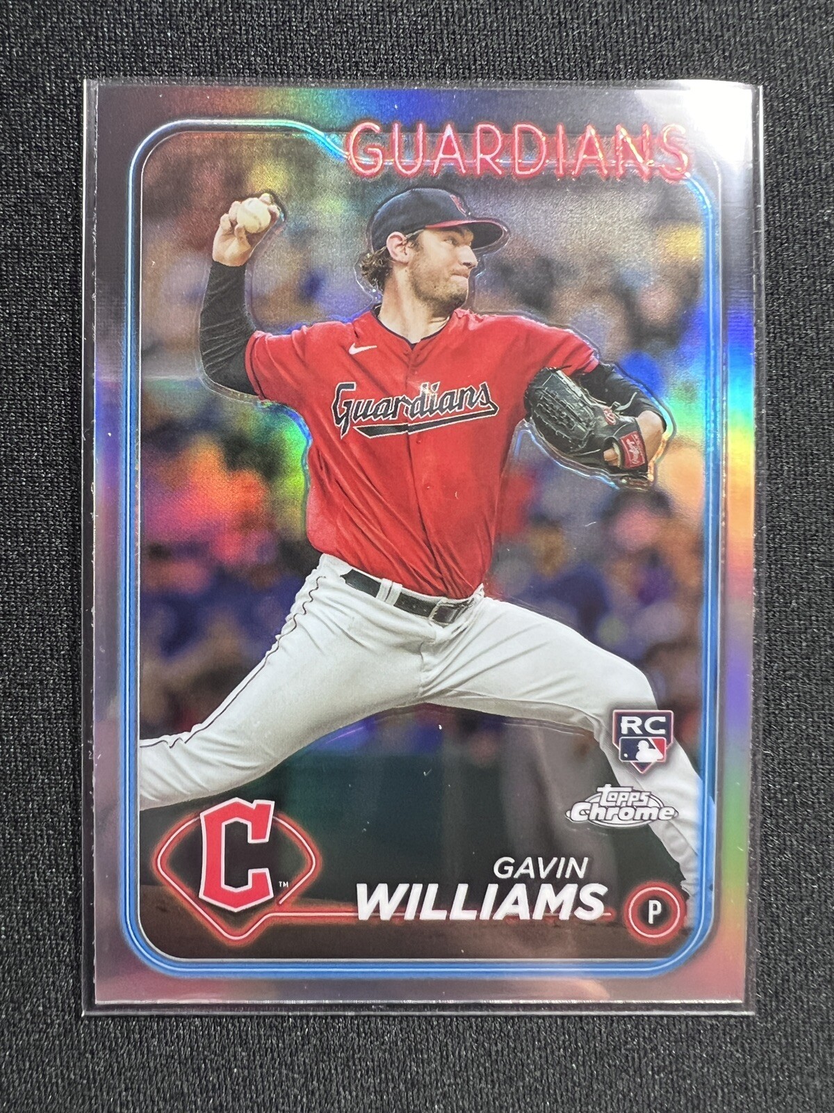2024 Topps Chrome - Refractor #15 Gavin Williams (RC) Cleveland Guardians