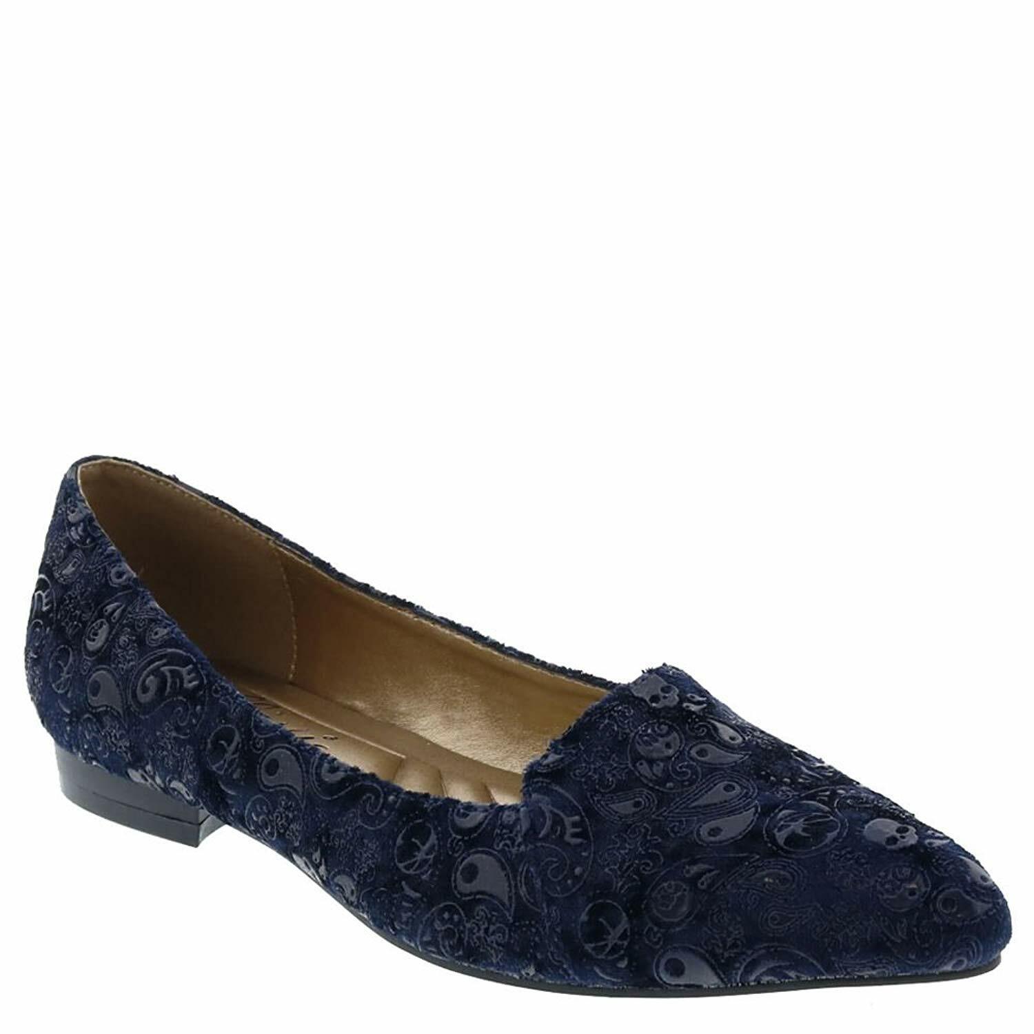 Bellini Flora PA Women's Slip On, Navy-embossed-velvet, Size 13.0 Bellini Flora PA Women's Slip On, Navy-embossed-velvet, Size 13.0