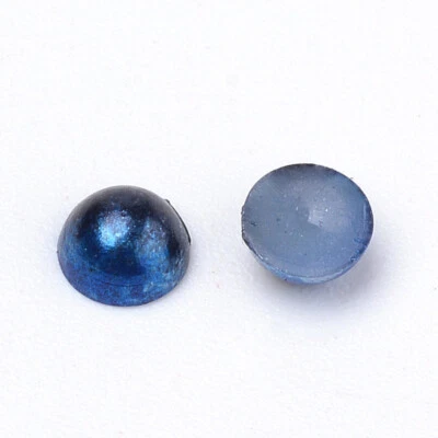 zweifarbige Halbperlen rund 5mm in 3 Farben / 200 Stück