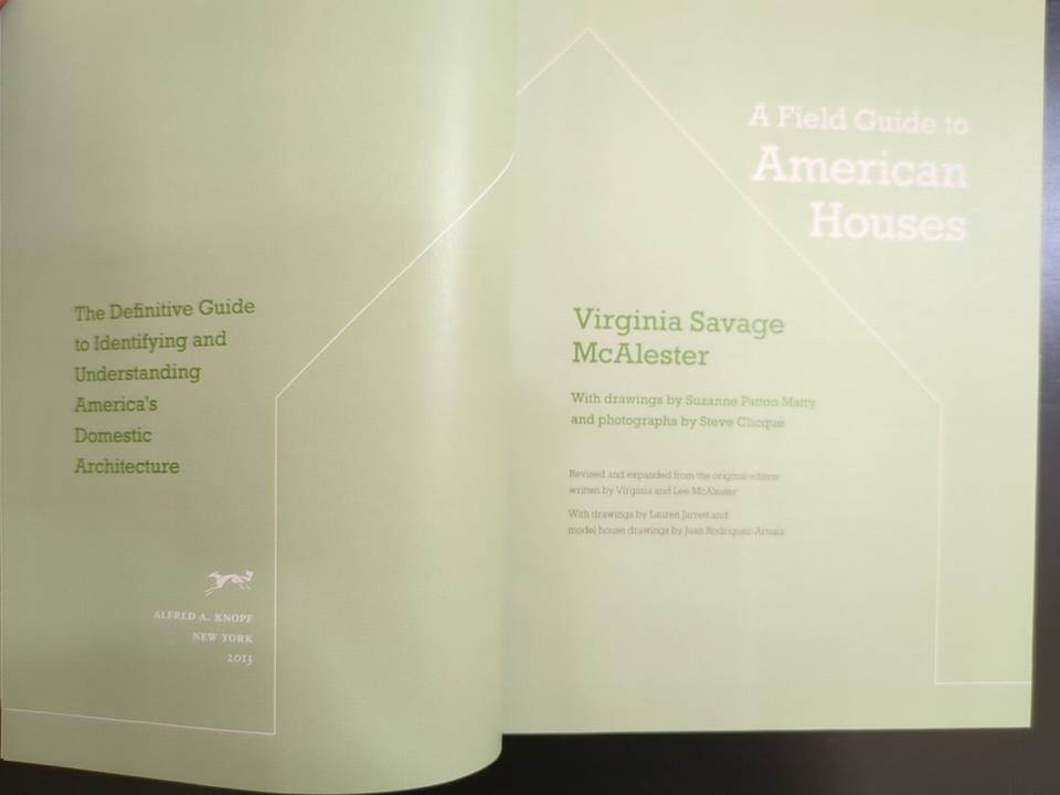 A Field Guide to American Houses by Virginia McAlester HC/DJ Revised Ed 2013 eBay