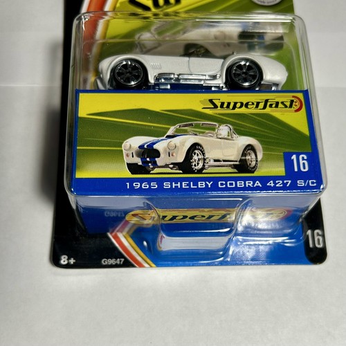 2004 MATCHBOX SUPERFAST # 16 WHITE 1965 SHELBY COBRA 427 S/C Limited Edition - Picture 6 of 6