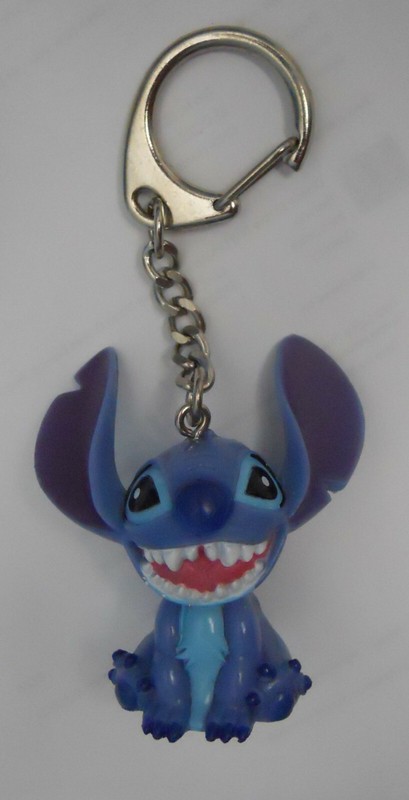 Disney Lilo& STITCH Backpack Charm PVC Zipper Pull Keyring Keychain Ornament Fob