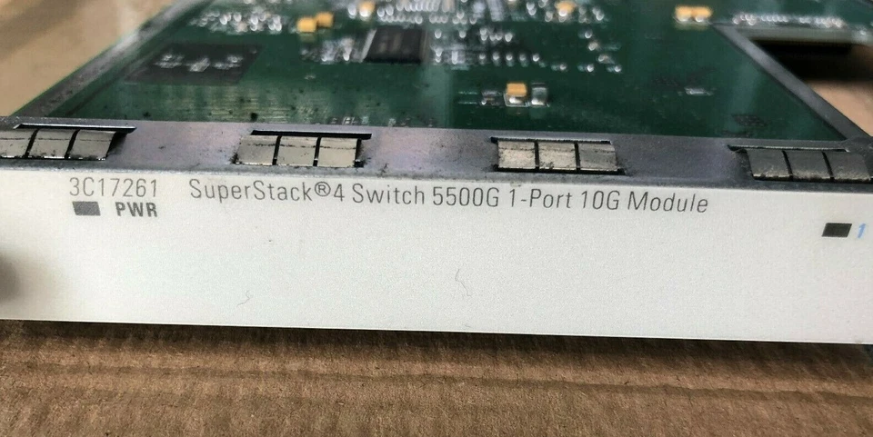 3Com SuperStack 4 Switch 5500G 1-Port 10G Module (3Com 3C17261)  - Image 4 of 4