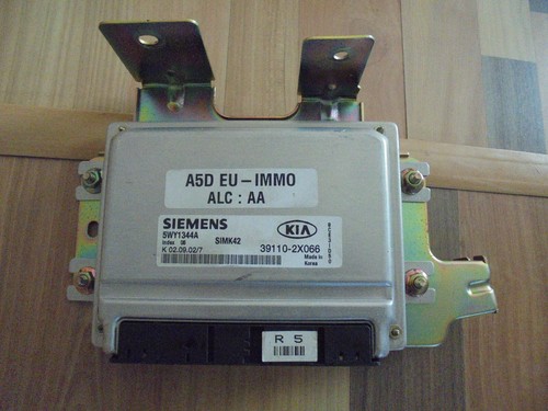 *Kia Rio Typ DC ECU Motorsteuergerät 5WY1344A - SIMK42 - 391102X0 - A5D EU- Immo