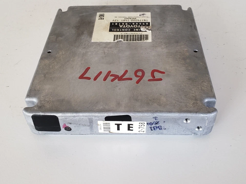2001 Toyota Camry 89666-06181 компьютер мозг управления двигателем ECU ECM EBX модуль - Изображение 4 из 4