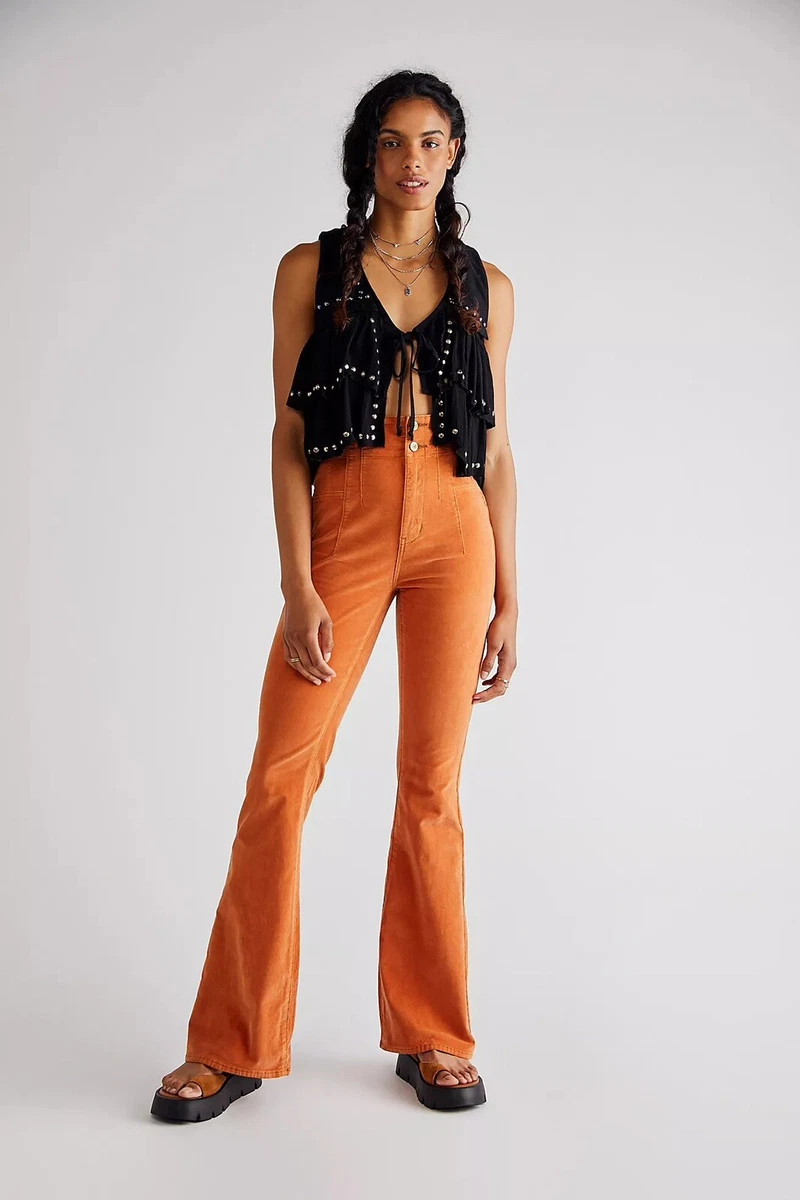 Free people deals corduroy flare pants