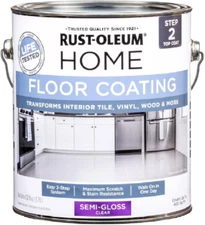 358584 Floor Coating Top Coat Semi-Gloss Clear Gal