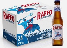 Birra Raffo 24x33cl bottiglia vetro ricetta originale della città di Taranto