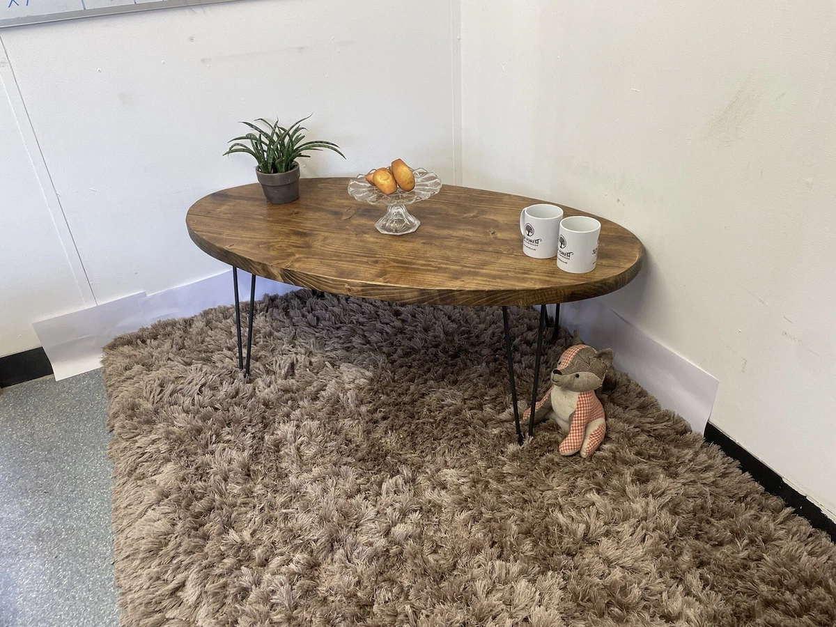 Oval low cheap coffee table