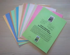 1984 USPS Souvenir Pages  38 Page Set - Complete Year Set / Excellent Condition