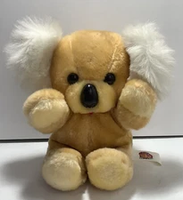 Koala Bear 8” Plush Stuffed Animal Toy ~The Plush Factory Tan & White Retro