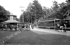 1900-1910 Entrance Saratoga Race Track, NY  Vintage Photograph 11" x 17" Reprint