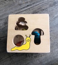 Puzzlekasten / Steckspiel, Motorikspielzeug, Holz