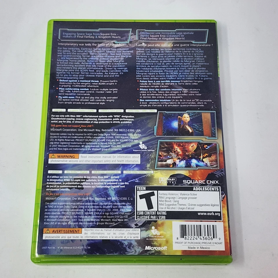 Project Sylpheed: Arc of Deception (Xbox 360) CIB Complete - Tested - Image 3 of 4