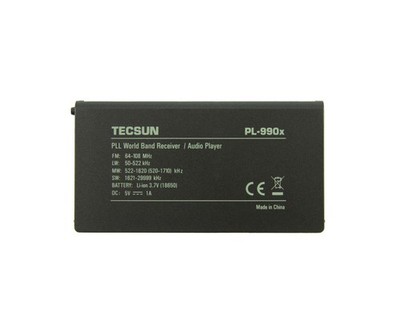 TECSUN PL-990x Radio Receiver Authentic Kickstand Tilt Flip Back Stand (BLACK)