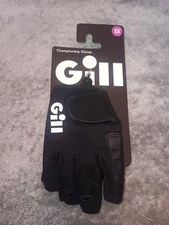 Gill Deckhand Black /Bluejay Short Finger Gloves 7243 - XS
