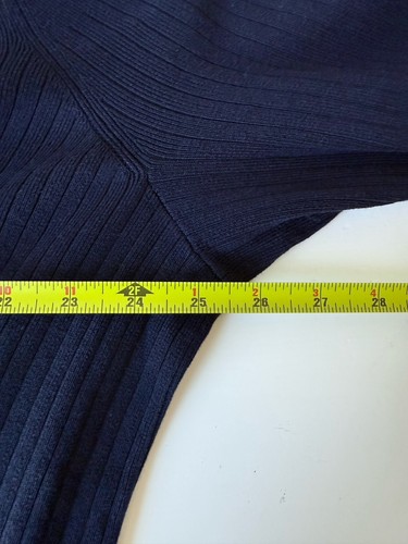 Talbots Open Front Blazer 24W Blue Linen Blend Lightweight Jacket Career Coastal - Picture 8 of 9